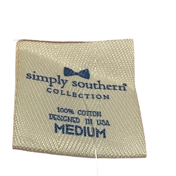 SIMPLY SOUTHERN - NWT - SIZE MEDIUM - TEACHING THEME -  BRIGHT PINK COLORFUL B4 - Picture 8 of 8